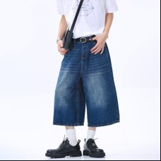 Шорты Оверсайз Длинные Багги UNISEX | Синие