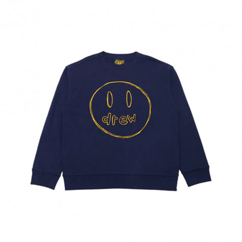 Drew House Sketch Mascot Sweatshirt | Navy Blue