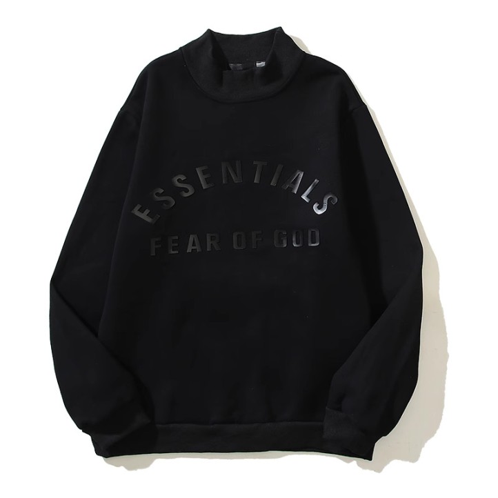 Fear Of God Essentials SS23 Bonded Logo Sweatshirt "Black"