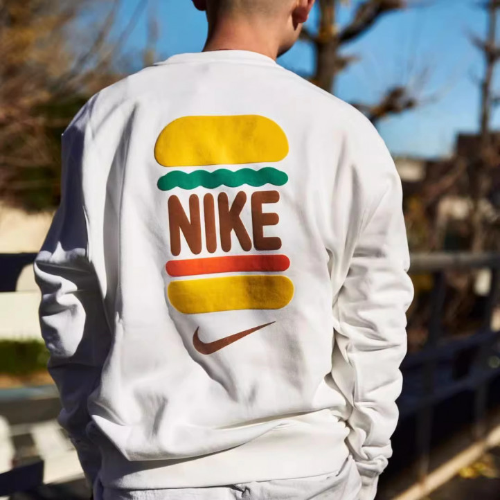 Nike Burger Sweatshirt "White"