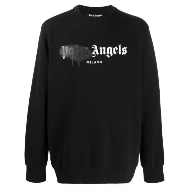 Palm Angels Milano Sweatshirt | Black Spray