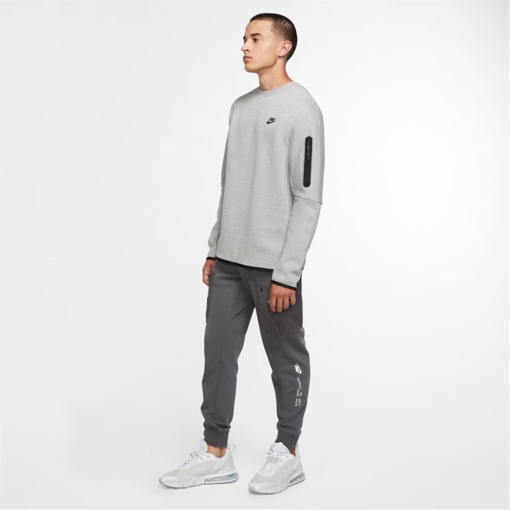 Nike Tech Fleece Crew Sweatshirt "Grey"