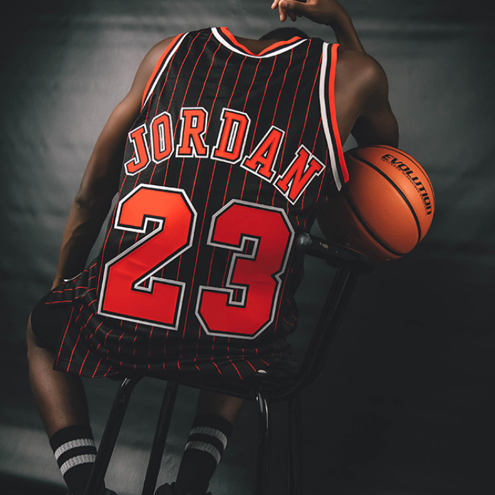 Michael Jordan Jersey | Chicago Bulls Pinstripe