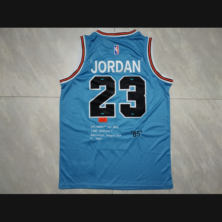 Michael Jordan Jersey | Chicago Bulls x Off-White | Blue