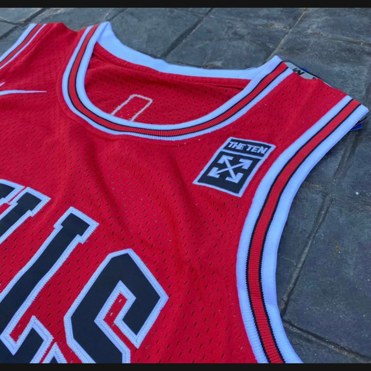 Michael Jordan Jersey | Chicago Bulls x Off-White | Red
