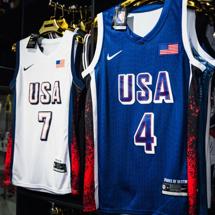 Stephen Curry Team USA Olympics 2024 Jersey | Blue