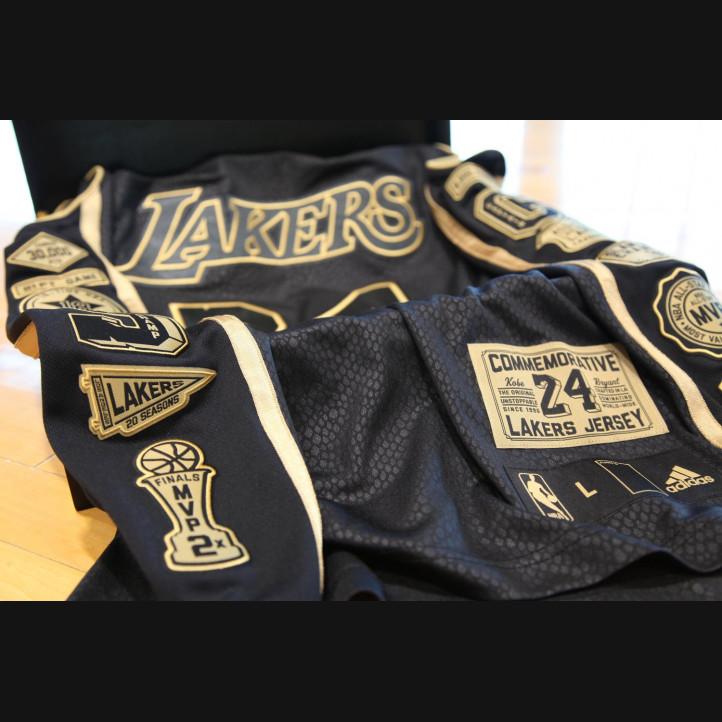 Kobe Bryant Jersey | Black-Gold Commemorative