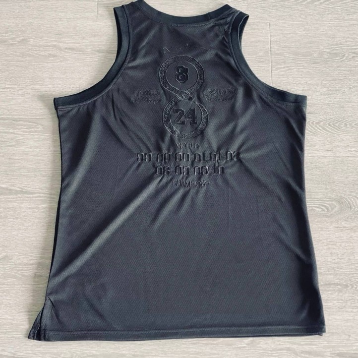 Kobe Bryant 8 x 24 Championship Jersey | Black