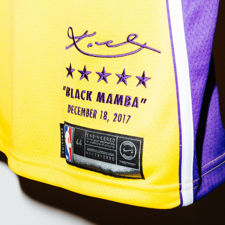 Kobe Bryant Jersey | LA Lakers Retirement #8