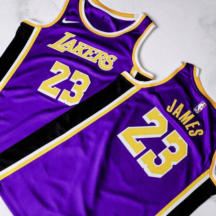 LeBron James  Jersey | LA Lakers Purple