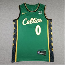 Jason Tatum Boston Celtics "Champions Of Gold" Edition Jersey