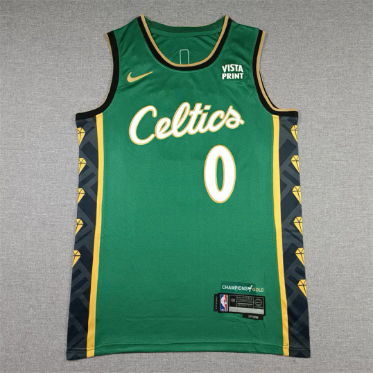 Jason Tatum Boston Celtics "Champions Of Gold" Edition Jersey