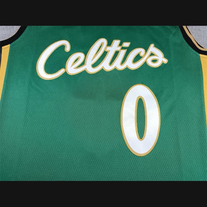 Jason Tatum Boston Celtics "Champions Of Gold" Edition Jersey