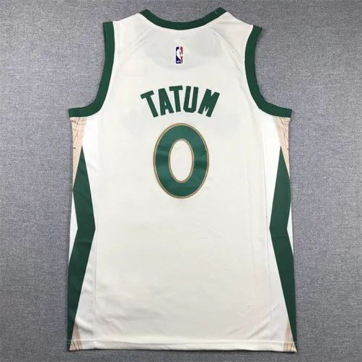 Jason Tatum Boston Celtics City Edition Jersey Sail