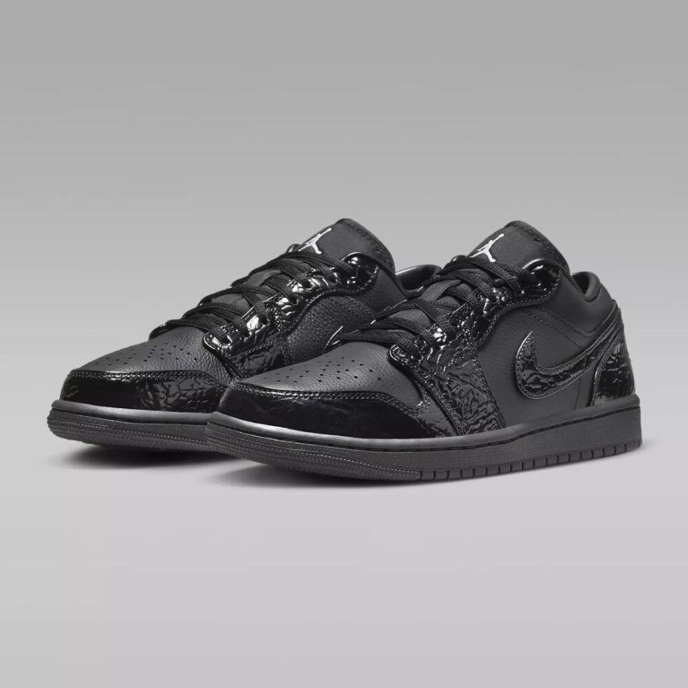 Nike Air Jordan Retro 1 Low SE "Black Croc"