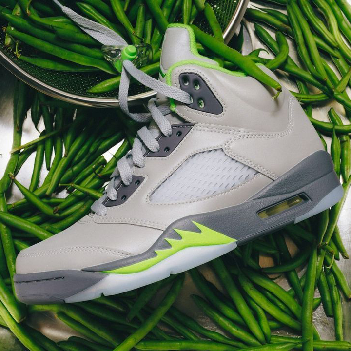 Air Jordan Retro 5 "Green Bean" Reflective