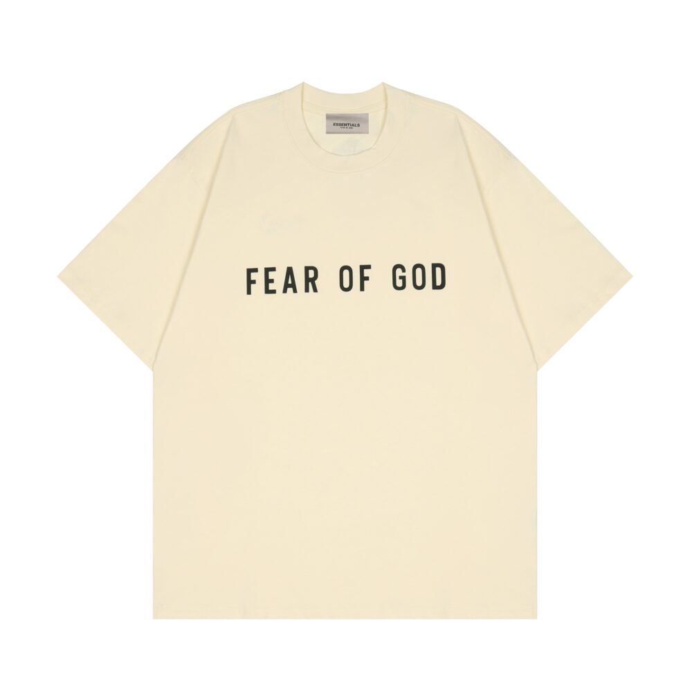 Футболка Fear Of God Essentials SS23 "Buttercream"