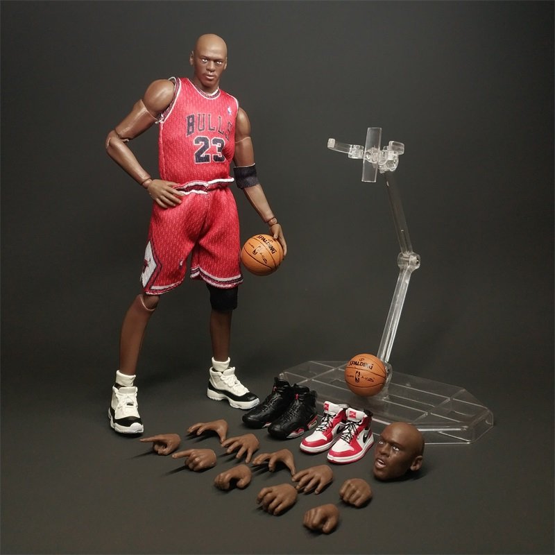 Michael Jordan Chicago Bulls 1:12 Scale Figure | Red