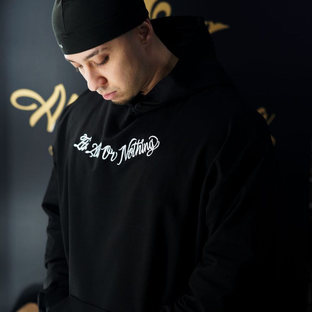 Massa Merch "Soqqa" Hoodie | Black/White