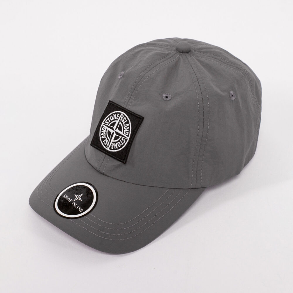 Stone Island Compass Logo Cap | Grey
