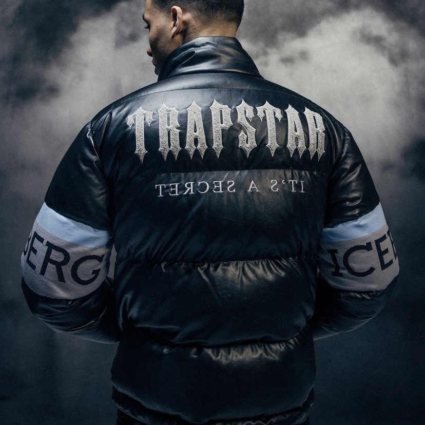Trapstar x Iceberg Puffer Jacket | Black