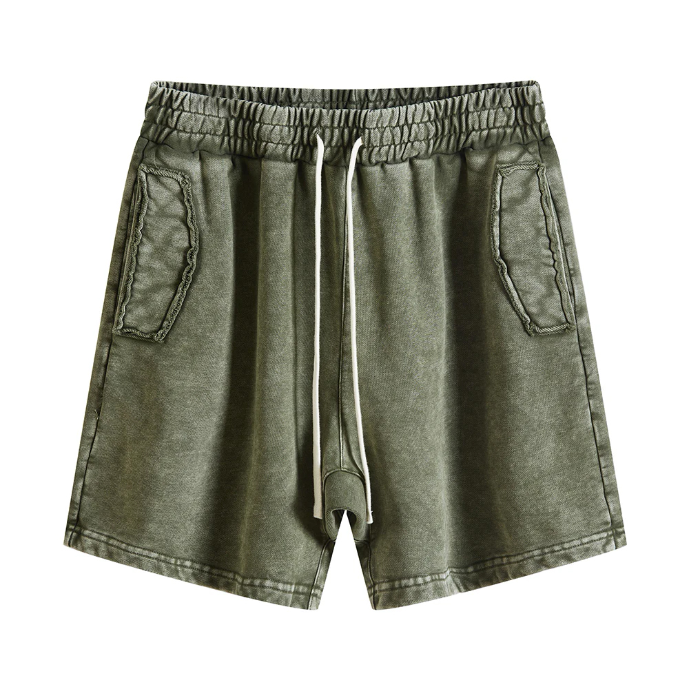 Шорты Oversized Washed "Army Green"