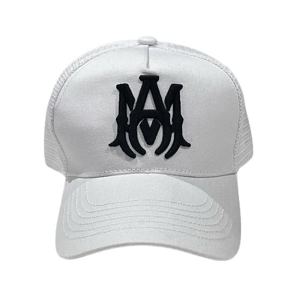 Amiri Logo Trucker Cap "White"