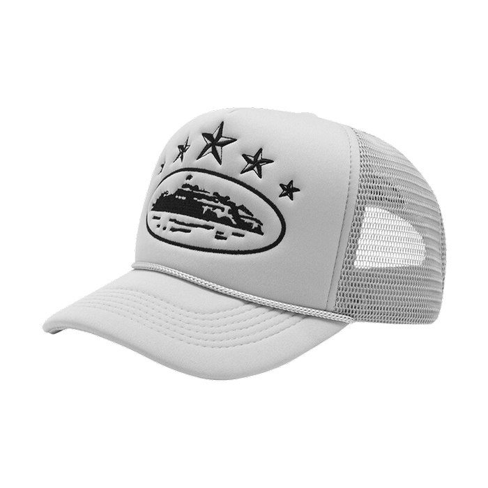 Corteiz Alcatraz Trucker Cap "White"
