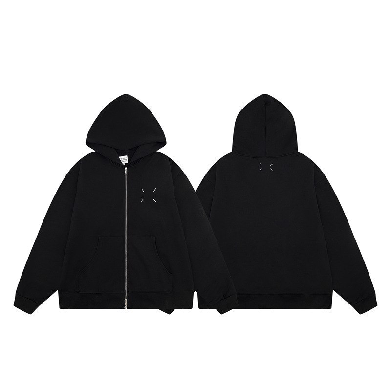 Maison Margiela Zip Hoodie | Black