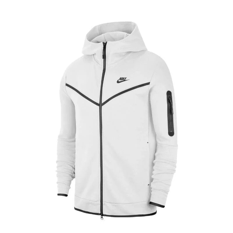 Nike Tech Fleece Full-Zip Hoodie "White"
