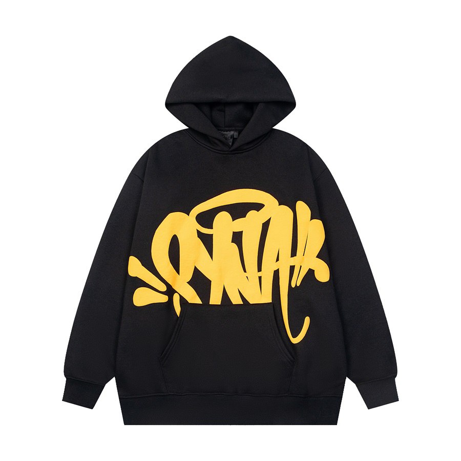 Syna World "Logo Team" Hoodie | Black/Yellow