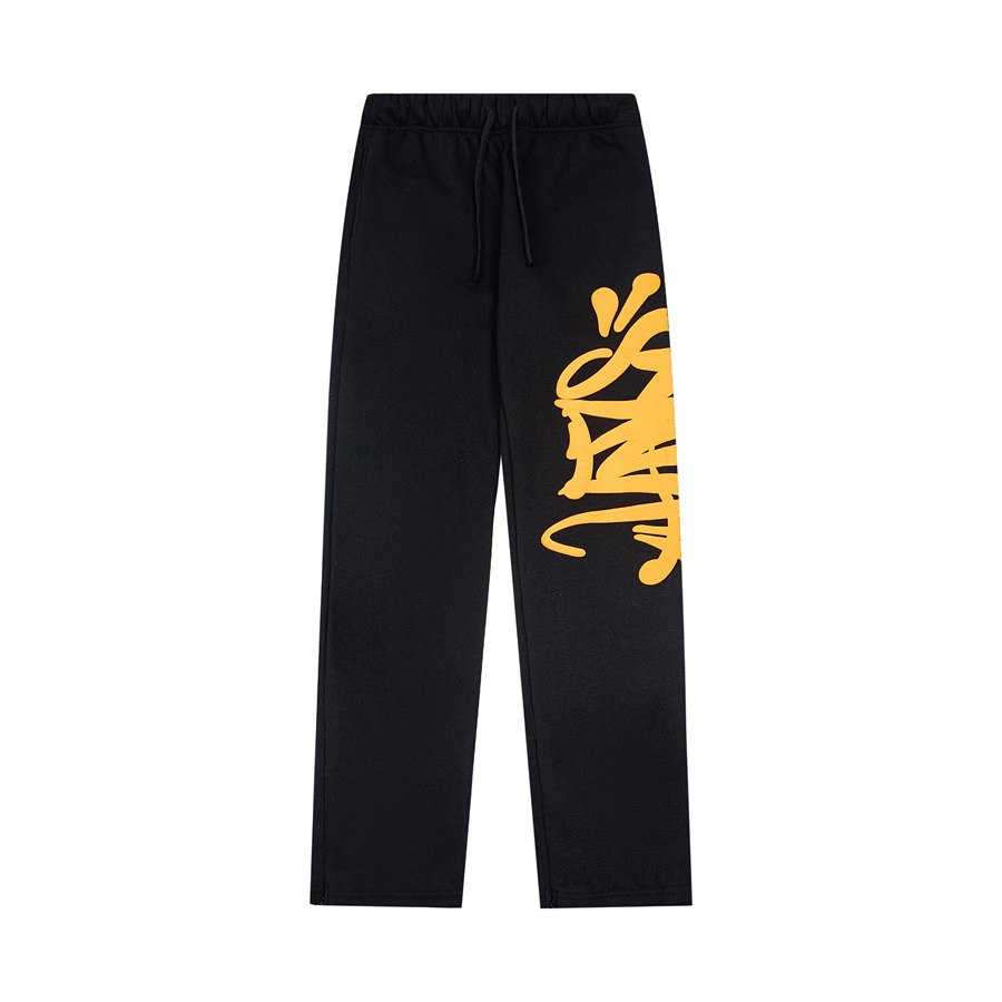 Syna World "Logo Team" Track Pants | Black/Yellow