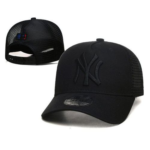 New Era NY New York Yankees Trucker Cap "Triple Black"