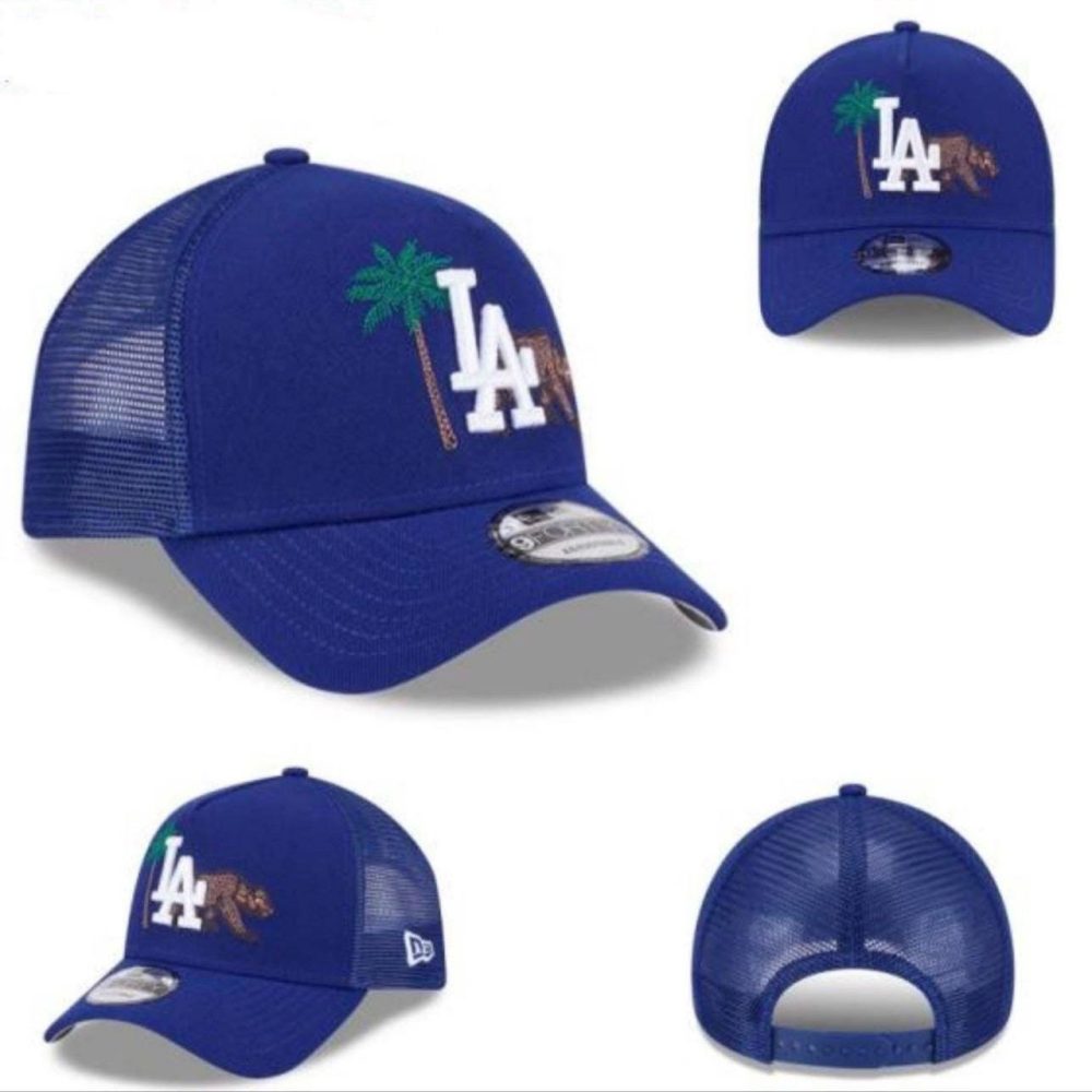 Los Angeles LA New Era Palm Tree Cap "Royal Blue"