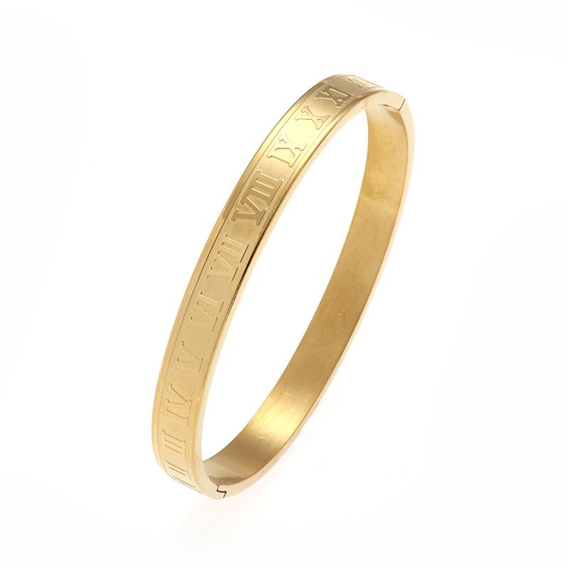 Roman Numerals Bracelet "Gold"