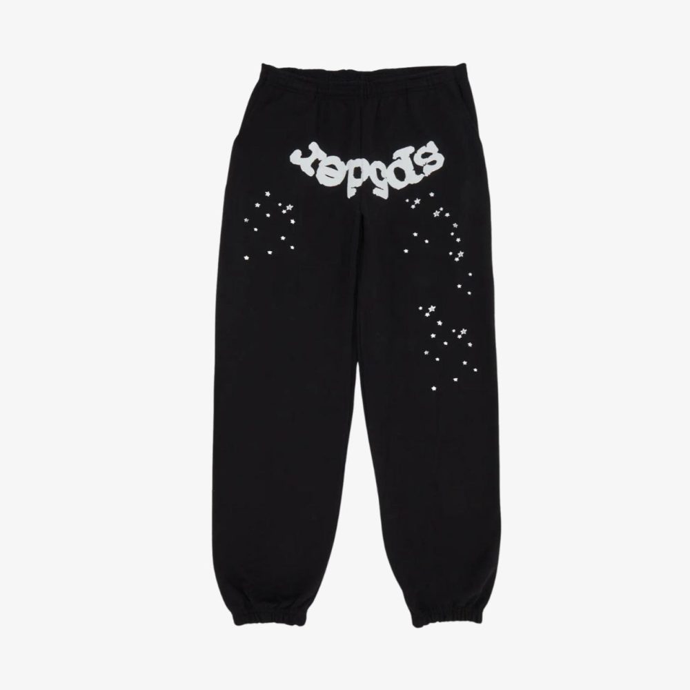 Sp5der OG Web Pants SS24 "Black/White"