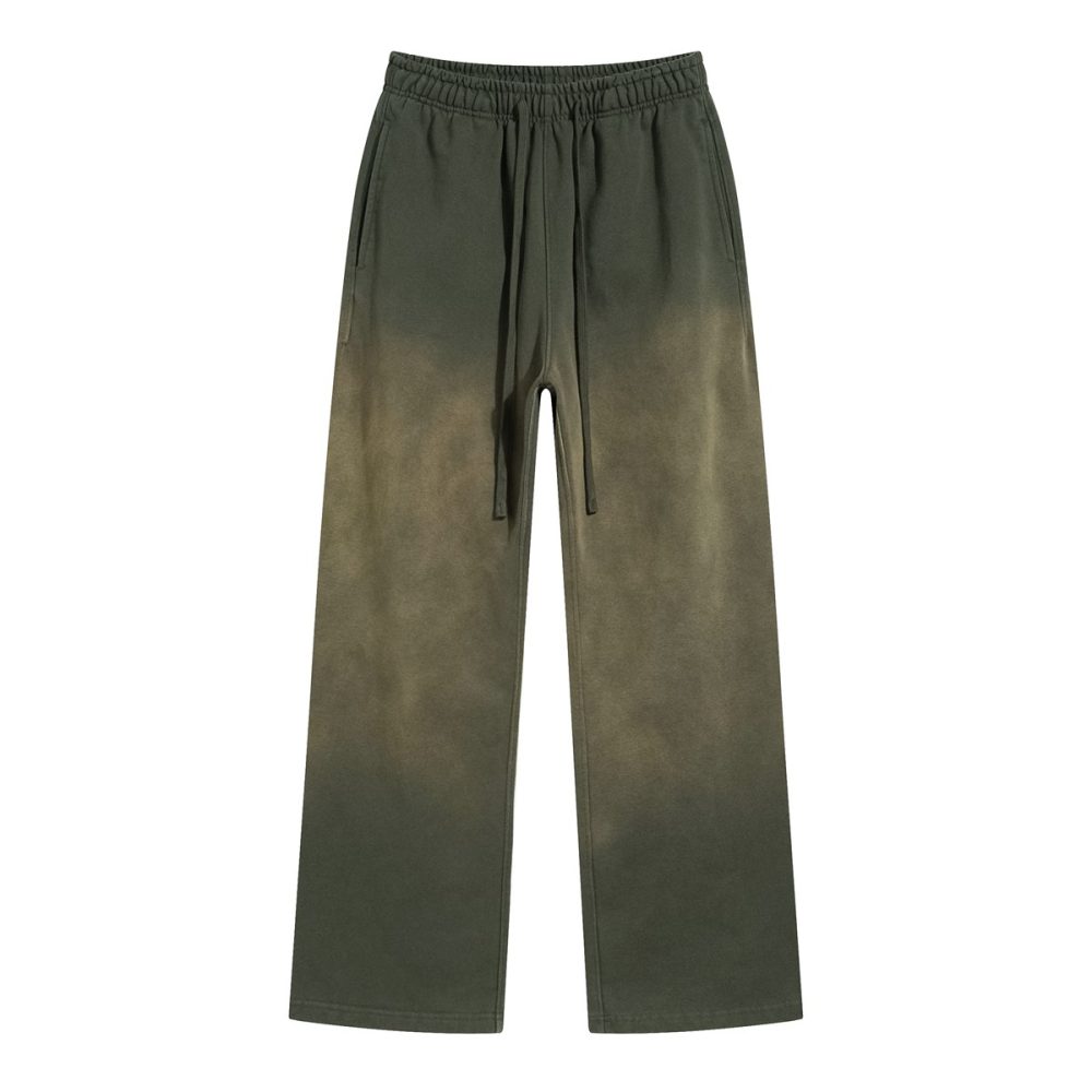 Street Culture Washed Effect Pants "Olive"
