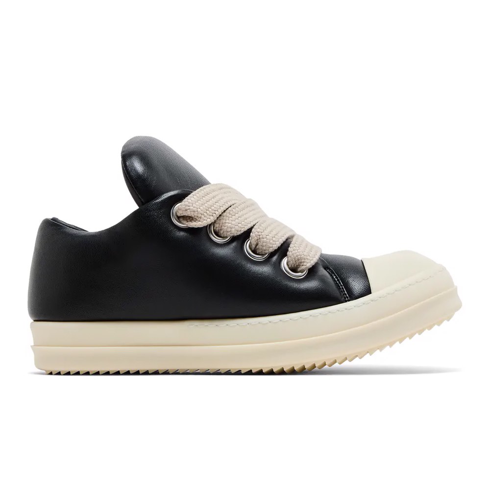 Rick Owens Hollywood Jumbo Laced Low "Black/Milk" WMNS
