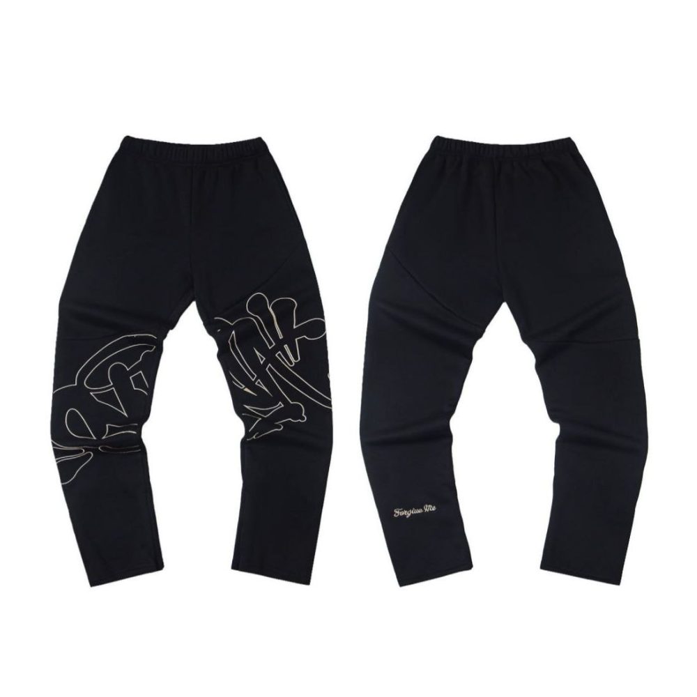 Syna World Slice Pants "Black/Rose Gold"