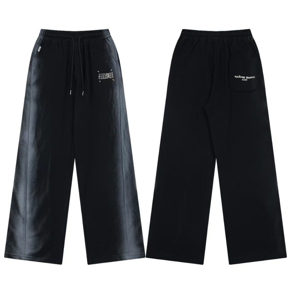 Maison Margiela MM6 Distressed Sweatpants "Black/Grey"