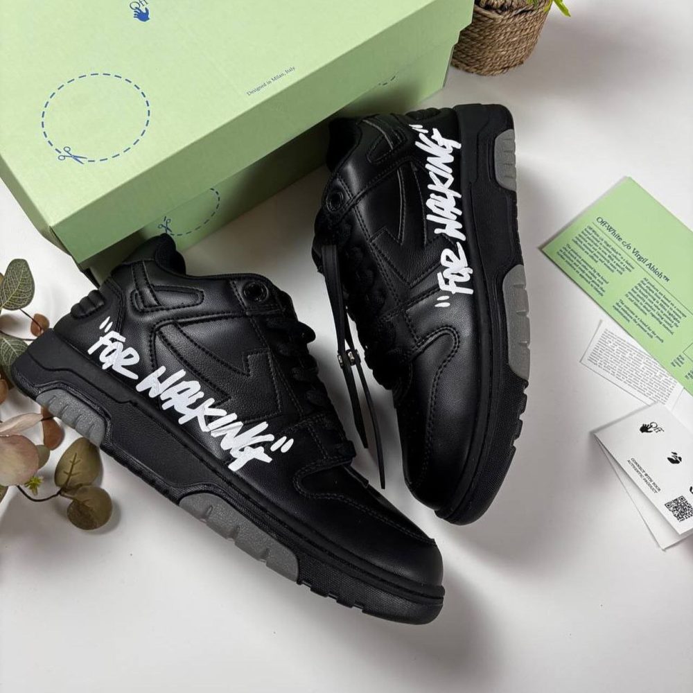 Off-White Out Of Office OOO Low Graffiti "Black"