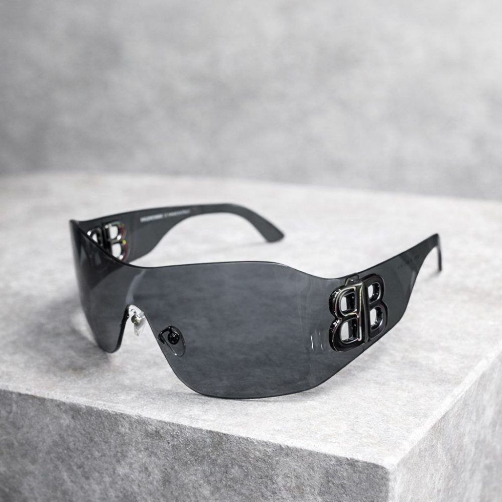 Balenciaga Bossy Mask Sunglasses "Black"