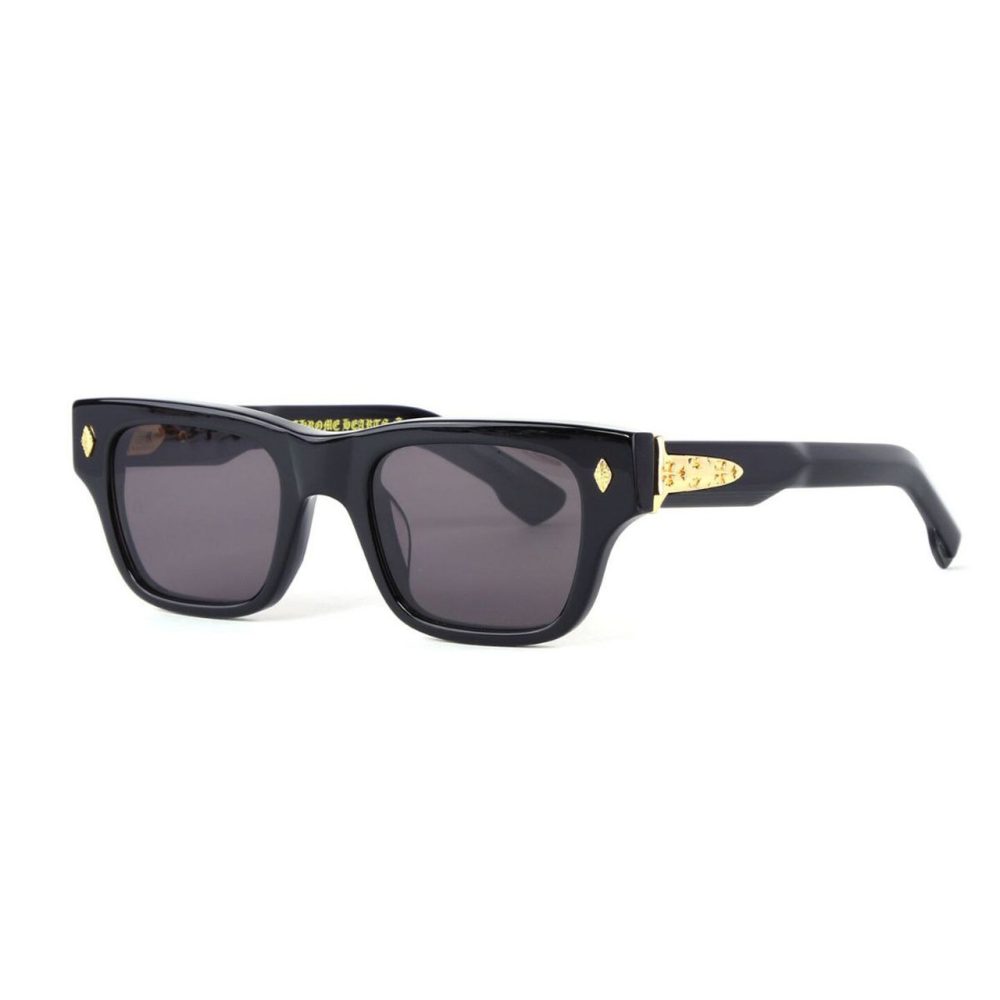 Chrome Hearts Crypdic Sunglasses "Black/Gold"