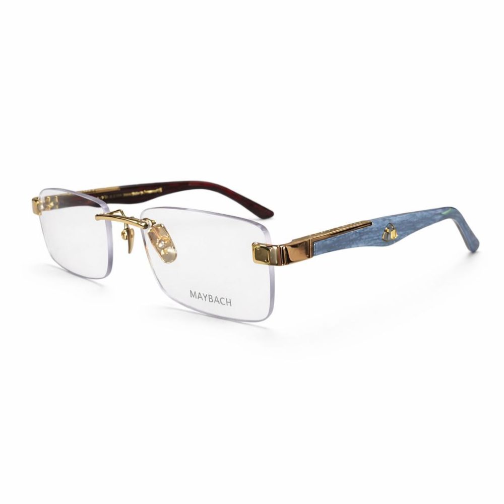 Maybach Eyewear The Artist III Glasses "Marble Blue/Gold"