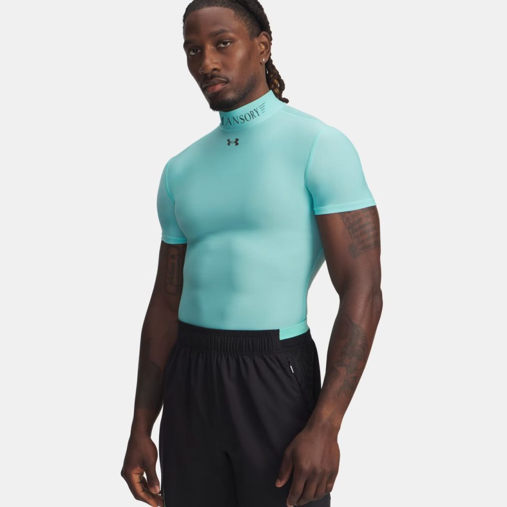 Футболка компрессионная Under Armour x Mansory HeatGear "Tropical Tide/Black" (100% оригинал)