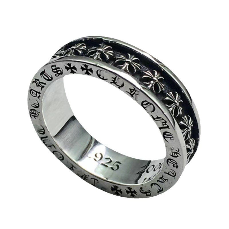 Chrome Hearts Rebel Heart Ring | Silver