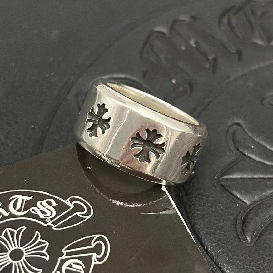 Chrome Hearts Thick Plus Ring | Silver