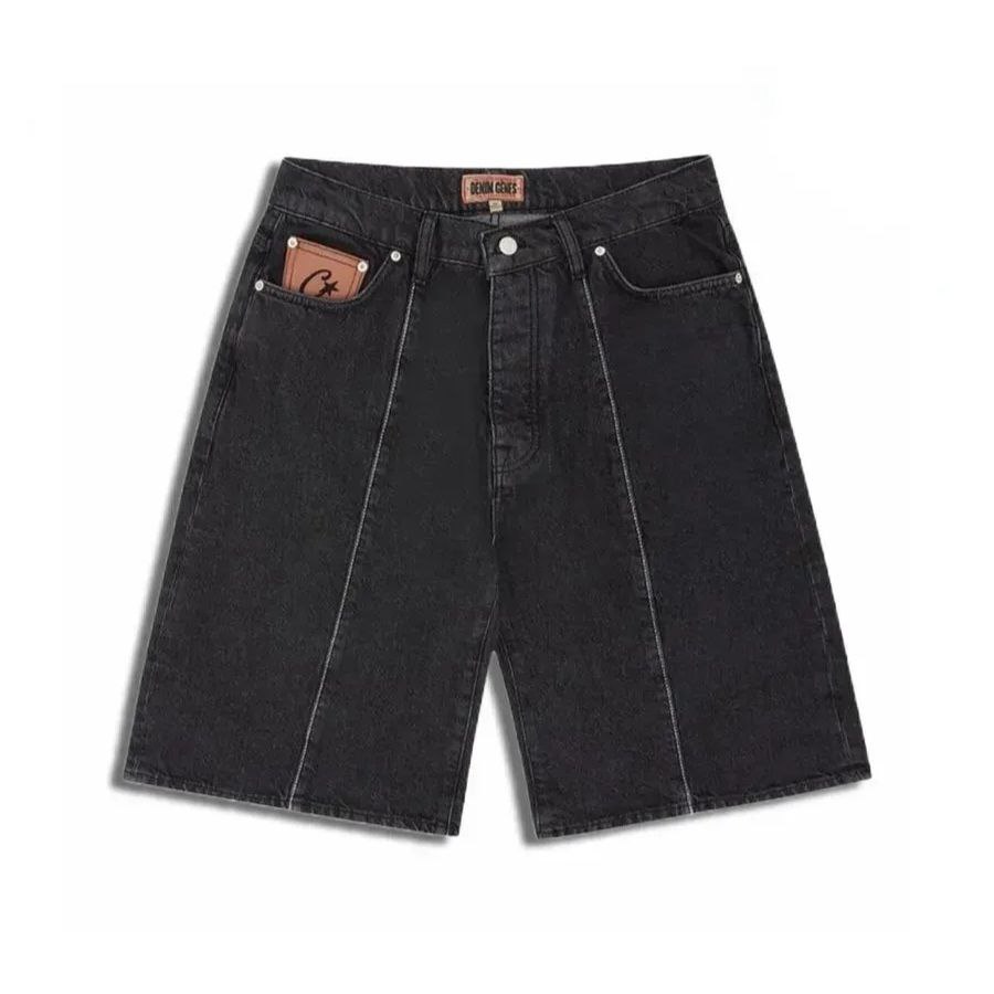 Шорты Corteiz C-Star Denim Shorts "Black"