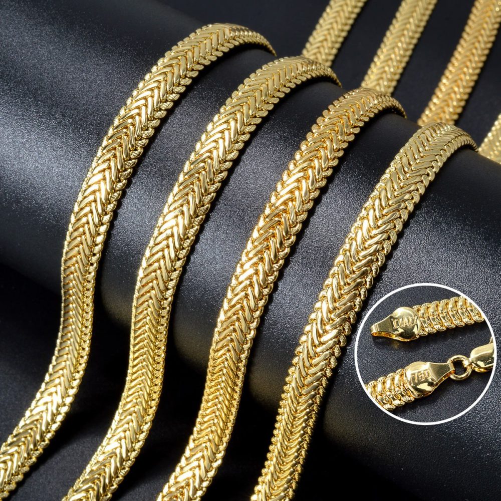 Franco Bone Link Chain | Gold