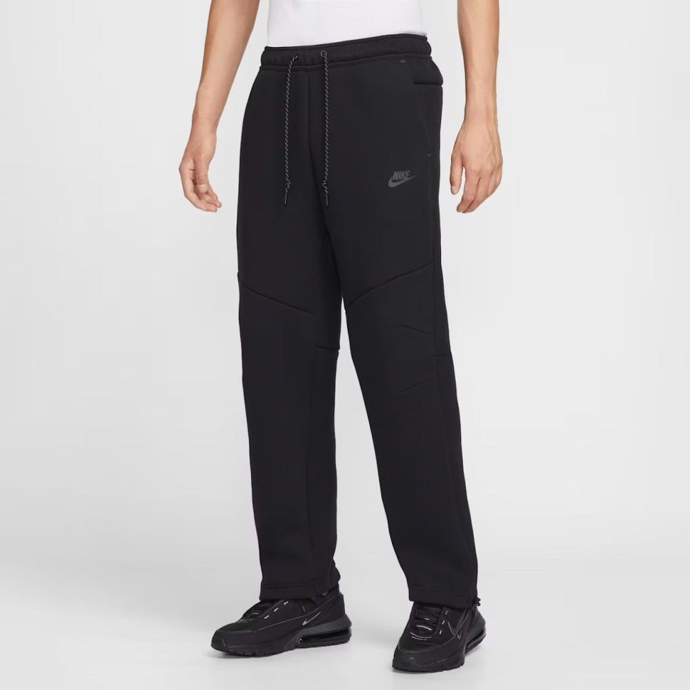 Nike Tech Fleece Open-Ham Pants "Black"